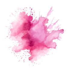 soft pink watercolor splash stain background