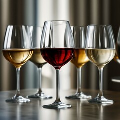 Naklejka premium glass of wine