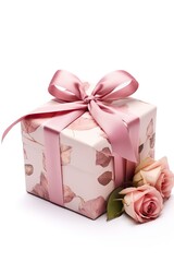 gift for valentine's day, mother day, birthday on white background