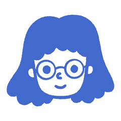 svg happy kids face doodle element set