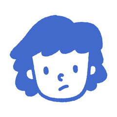 svg happy kids face doodle element set