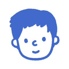 svg happy kids face doodle element set