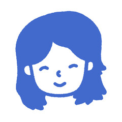 svg happy kids face doodle element set