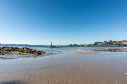Playa de Silgar, en Sanxenxo (Galicia, Espa&ntilde;a)