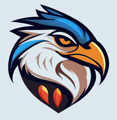 Obraz premium Bird Head Logo Design Vector