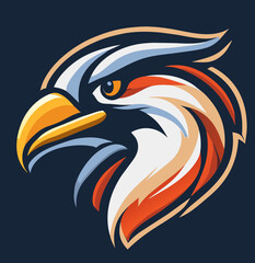 Bird Head Logo Design Vector