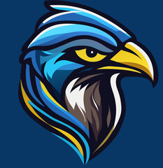 Bird Head Logo Design Vector