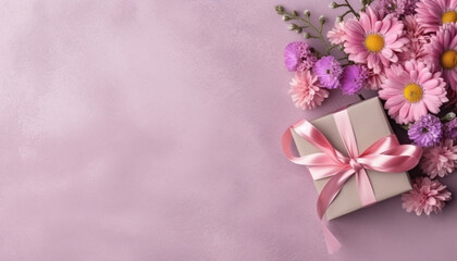 mothers day background with decoration