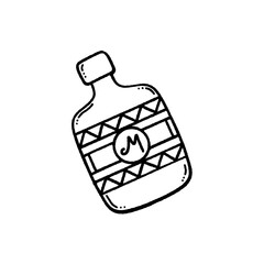 svg mexico pinata doodle element set