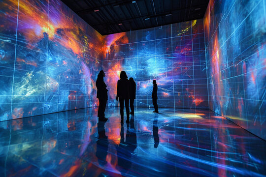 Collaborative work on a shared digital platform, with room for insights on virtual collaboration