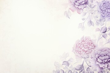 Elegant Floral Background with Purple and Pink Peonies