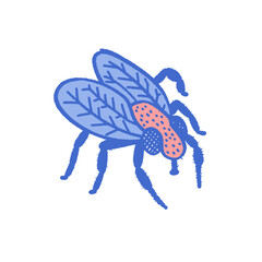 svg poison bugs doodle element set