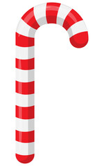 Red and white candy cane