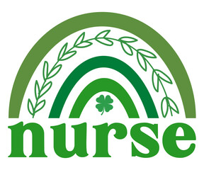 nurse Svg,Lucky,St Patrick's Day, Clover,girl, Lucky babe,shamrock,Silhouette cut,cutest clover,HAPPY,svg