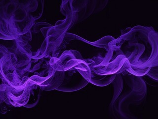 Fototapeta premium immersive purple lit dark background with mystical purple smoke – a futuristic masterpiece capturing the essence of modern aesthetics