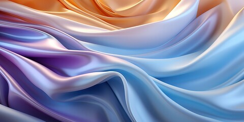 Obraz premium A colorful abstract wave with pastel colors