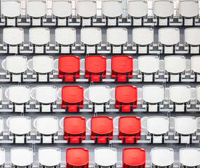 seats in a stadion © Agata Kadar