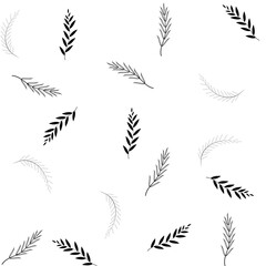 Leaf seamless pattern