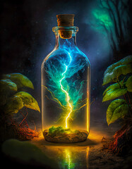 The Magic of  Lighting in a Glass Bottle is Priceless