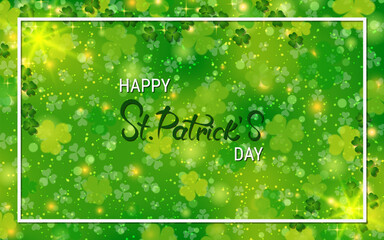 St.Patrick's Day flyer, greeting and invitation card, banner, coupon, booklet, voucher design template