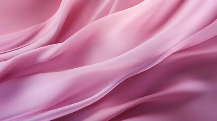 Obraz premium The texture of pink fabric is influenced by movement.
