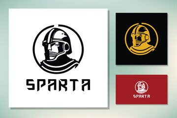 Sparta Mask, Spartan Helmet for Greek Roman Warrior Knight Solider logo logo design inspiration