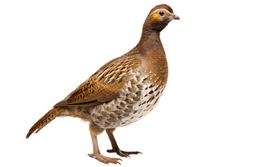 Fototapeta na wymiar Graceful Symphony of Grouse in the Wilderness Isolated on Transparent Background PNG.