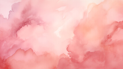 Warm Pink Gradient Background with Watercolor Effect
