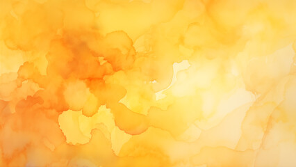 Warm Yellow Gradient Background with Watercolor Effect