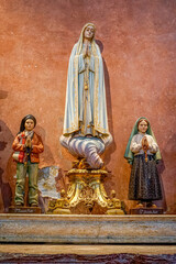 religious figures of saints of the catholic church, our lady of Fatima, santo Francisco Marto,...