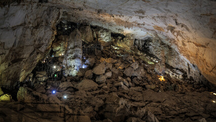 The caves in Phong Nha region in Northern Vietnam