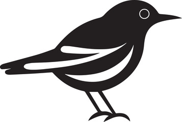 Minimalist bird logo vector illustration. Minimalist bird logo, Icon and Sign.