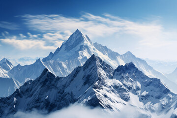 Obraz premium snow covered mountains