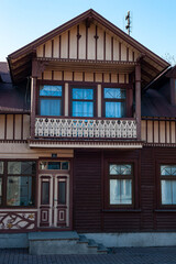 The old entrance door to the house 