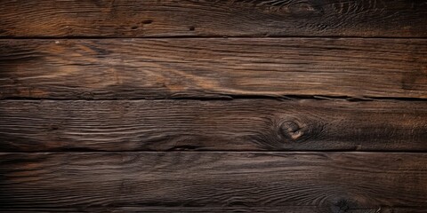 Fototapeta premium Dark Old Wood Texture or Background Top View
