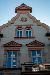 Fototapeta na wymiar Old city buildings, Nowy Sącz, Poland, EU