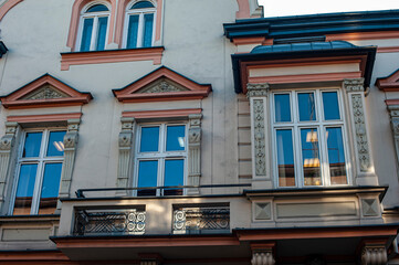 Old city buildings, Nowy Sącz, Poland, EU