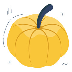 Premium download icon of pumpkin 