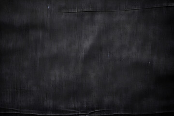 Surface of black fabric denim grunge texture dark-gray tone. Banner, background design images. Blank copy space for text Close-up - obrazy, fototapety, plakaty