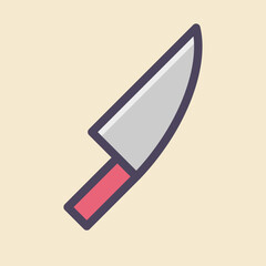 vector of knife cartoon good for collection cartoon