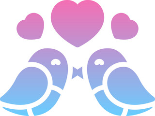 Love bird icon