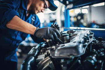 Service mechanical repair automobile car maintenance engine auto technician garage