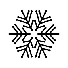 Illustration Vector Graphic of Snow icon design