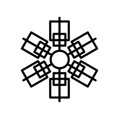 Illustration Vector Graphic of Snow icon design