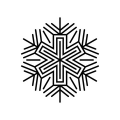 Illustration Vector Graphic of Snow icon design