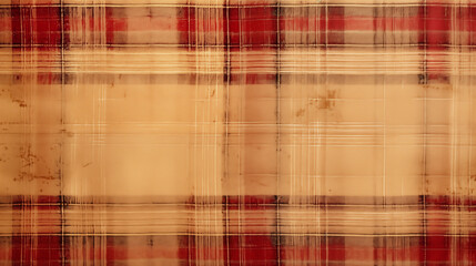 worn red vintage plaid background