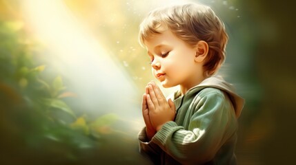Little Boy Praying