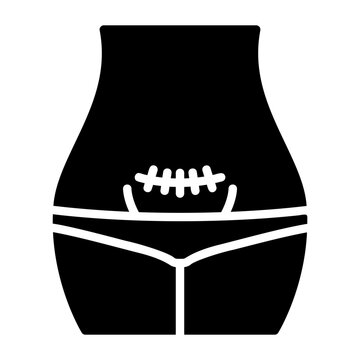 c section glyph icon