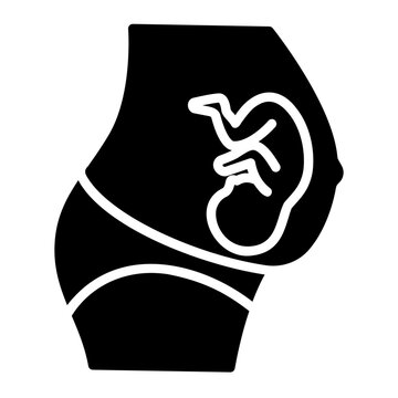 pregnant glyph icon
