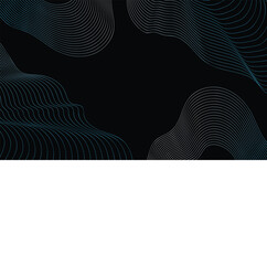 Abstract background with a dynamic waves in a minimalist style